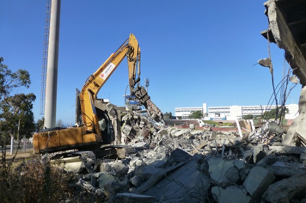 [VIDEO] EXCLUSIVO: Demolición de Estadio Playa Ancha