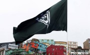 Cambio de Bandera en Plazuela Caturra