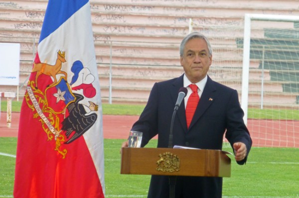 [VIDEO] Presidente Piñera anuncia remodelación de estadio «Elias Figueroa B.» de Valparaíso