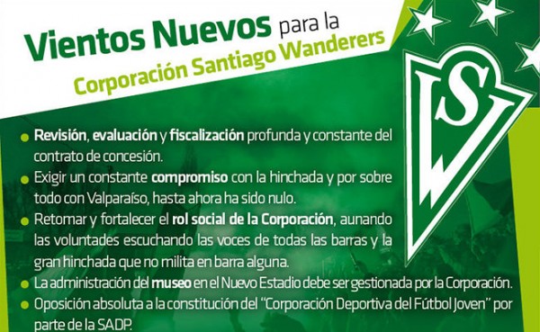 Nuevos aires para Santiago Wanderers