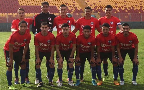 Jugadores caturros fueron titulares en amistoso de la Roja Sub-21